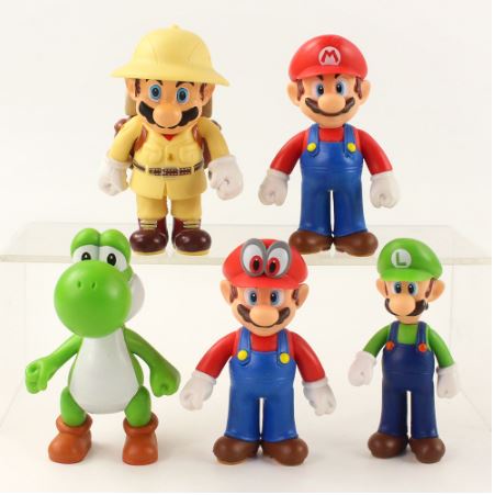 Mô hình nhân vật trong Supper Mario 8 cm