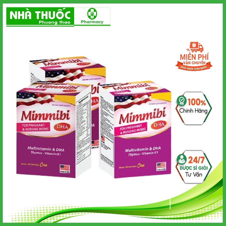 MIMMIBI - BỔ SUNG DƯỠNG CHẤT CHO BÀ BẦU