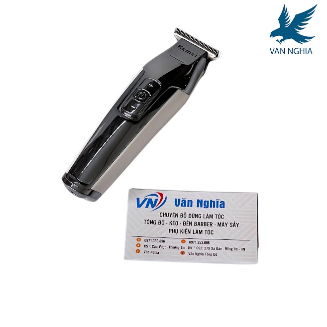 Tông đơ chấn viền Kemei 5027 lưỡi đã mài chuốt máy khỏe chạy êm pin trâu bảo hành 6 tháng