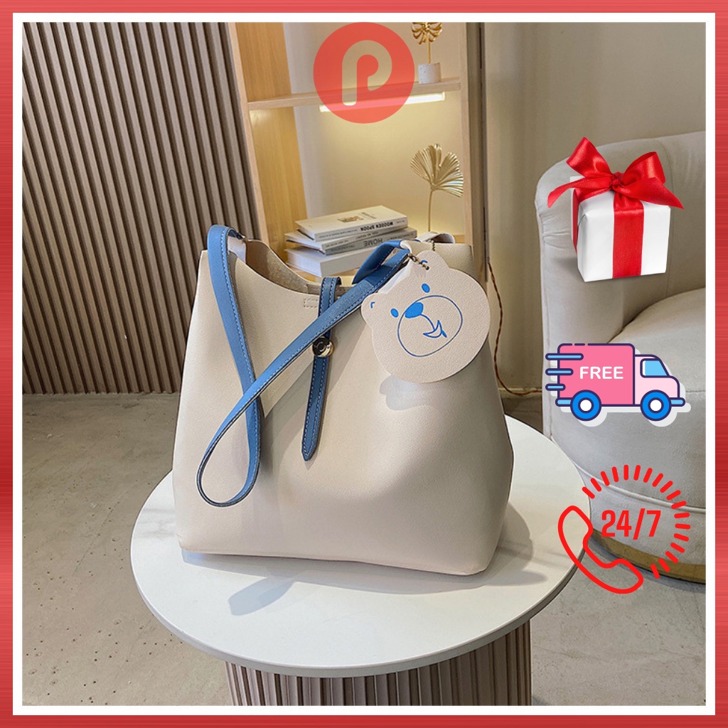 Túi công sở túi xách nữ, túi đeo vai PLUSH BAG tote da cao cấp kẹp nách đi làm đi chơi rẻ đẹp TT006