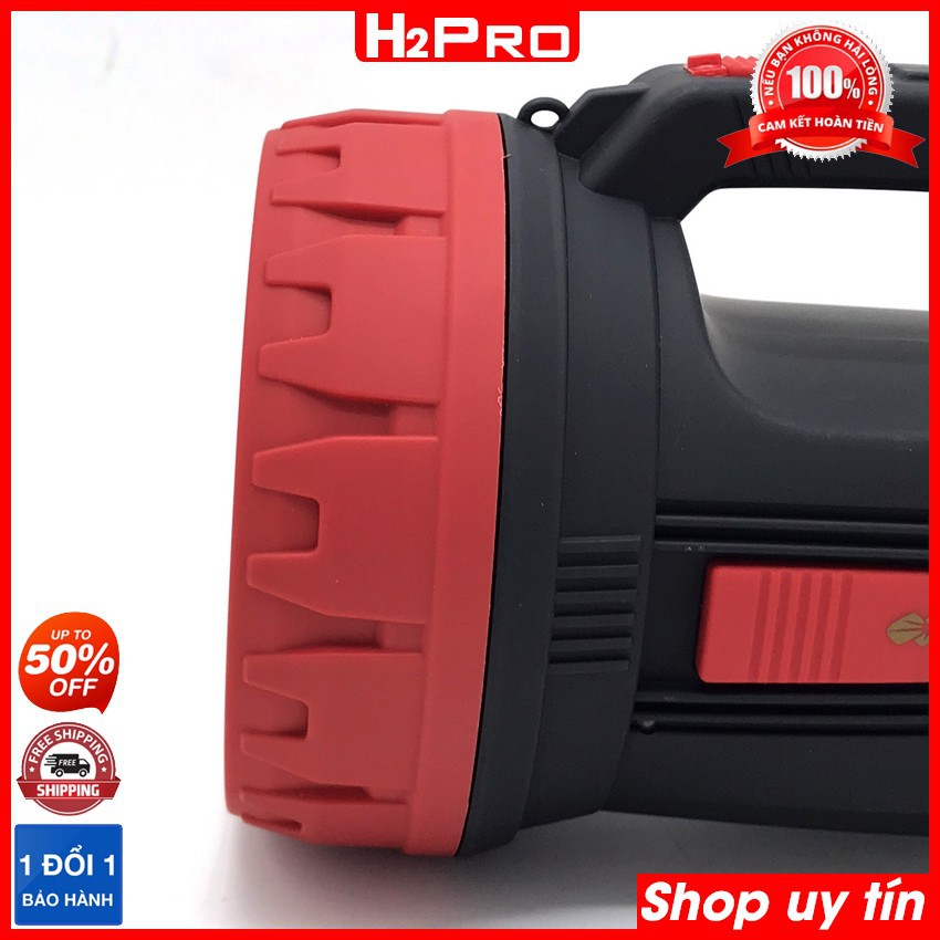 Đèn pin LED siêu sáng Suntek KM-2618N H2Pro bóng Led sáng trắng 20W-chống nước-chịu va đập-pin sạc 8000mah (1 chiếc),