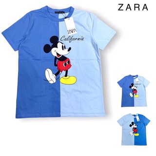 Áo thun zara phối màu mickey