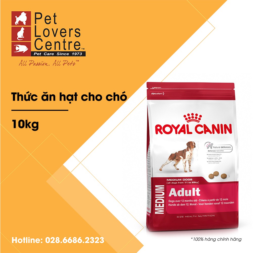 [10kg] Thức ăn hạt cho chó ROYAL CANIN MEDIUM ADULT 10kg