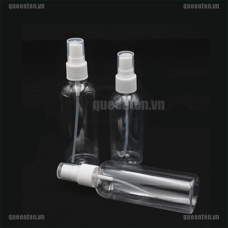 [Hàng mới về] Chai xịt rỗng băng nhựa màu trong suốt có thể đổ đầy tiện lợi