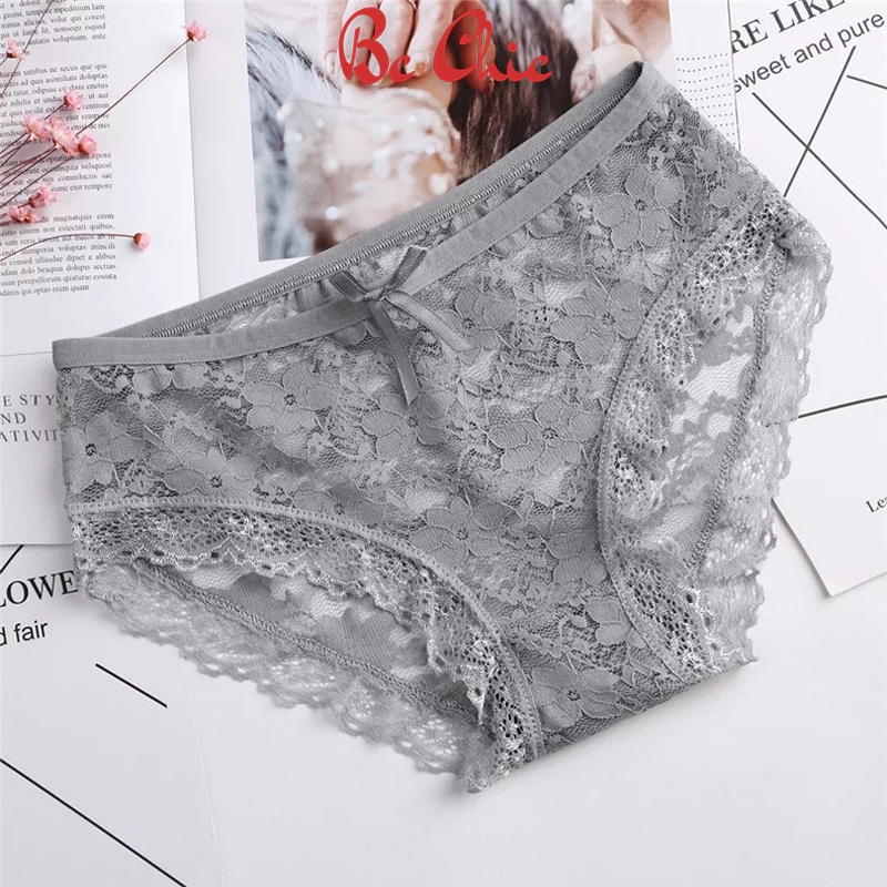Quần Lót Ren Nữ Sexy Quyến Rũ thiết kế hoa phối tầng điệu đà mã QL3 BC_CHIC LINGERIE