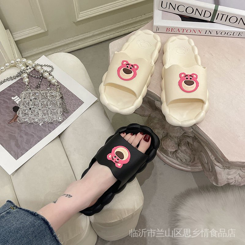 Dép Đi Trong Nhà Tắm Chống Trượt Họa Tiết Hoạt Hình Dễ Thương