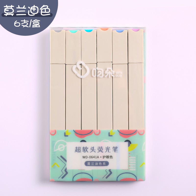 Set 6 bút dạ quang highlight dùng để đánh dấu dành cho học sinh SBN2