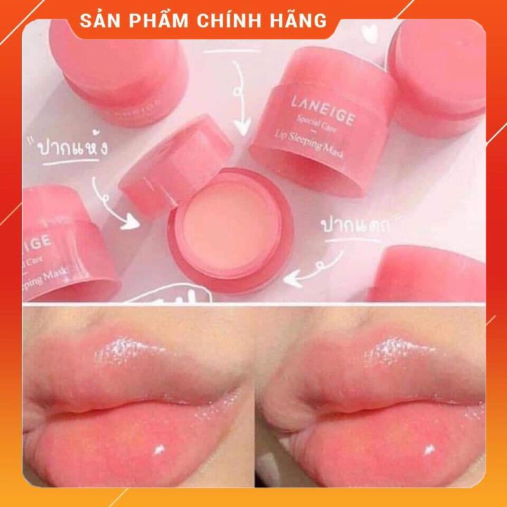 Mặt nạ ủ môi Laneige Mini chính hãng Hàn Quốc 𝐍𝐄𝐖 son ủ dưỡng môi, mặt nạ môi hộp 3 gam