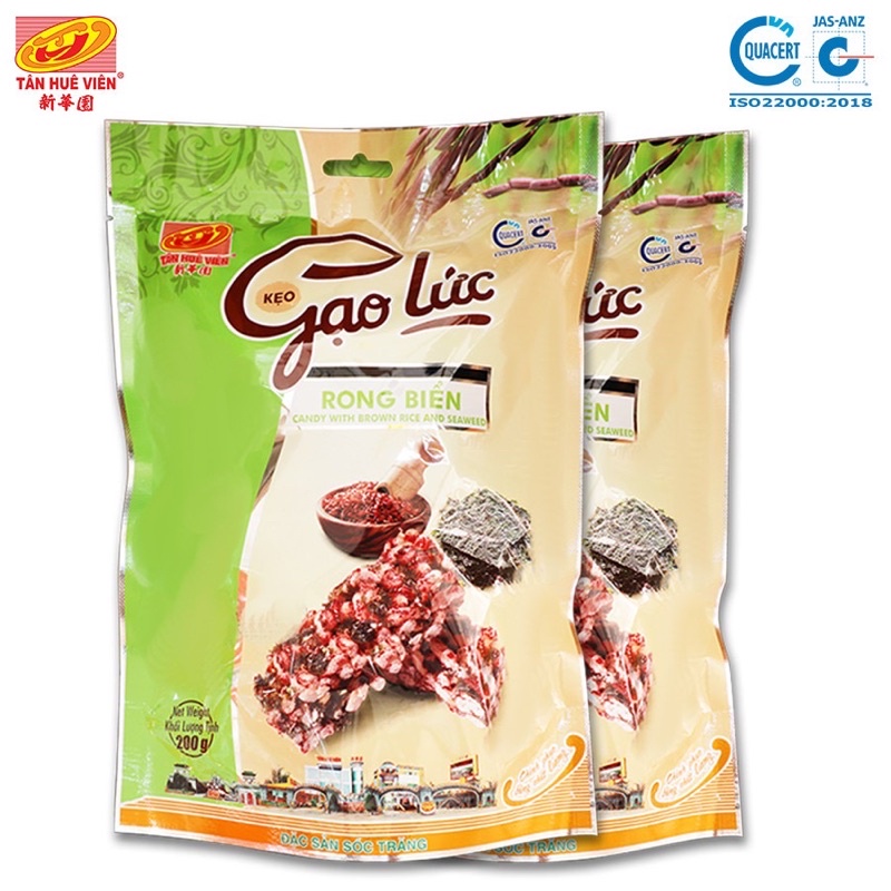 Kẹo Gạo lức rong biển Tân huê viên