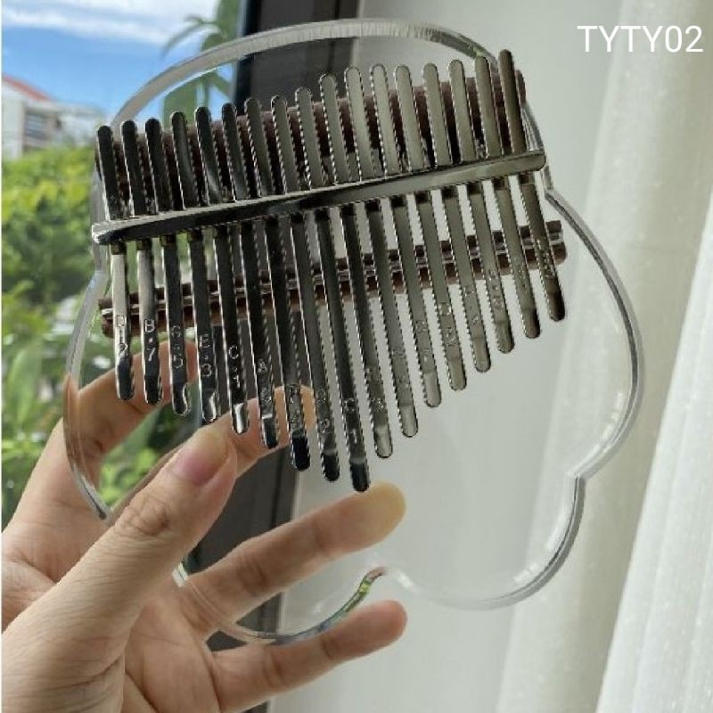 Đàn kalimba pha lê trong suốt 17 phím cao cấp TYTY