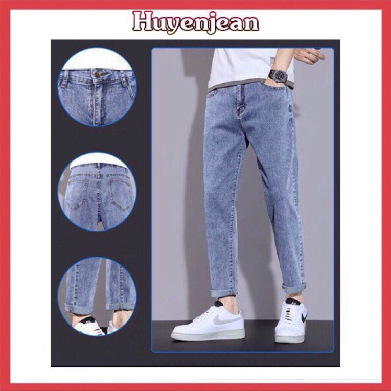 Quần vải bò jean baggy nam nữ Unisex hàng Quảng Châu phong cách Hàn Quốc sành điệu style năm 2021 | WebRaoVat - webraovat.net.vn