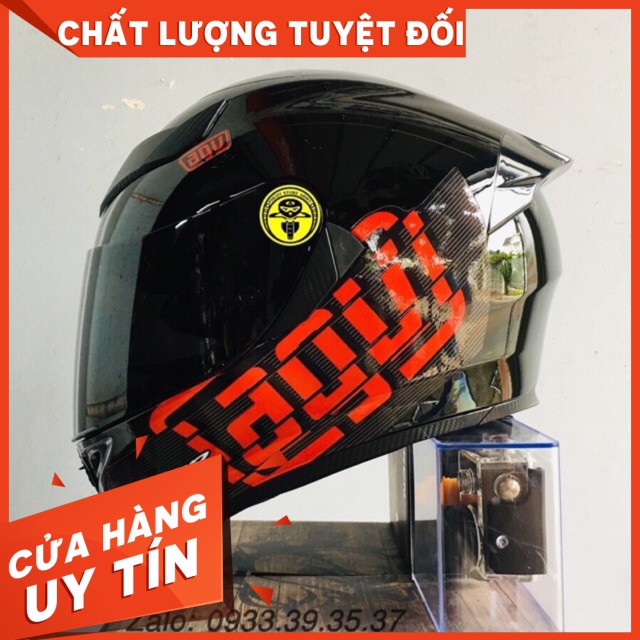 [CHÍNH HÃNG]Mũ  Bảo Hiểm M138B 1 kính lên  tem A.G.V CỰC ĐẸP, TẶNG TÚI, BAO DÁN TEM, BẢO HÀNH 12 THÁNG