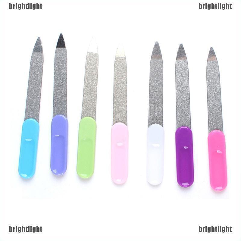 (Hàng Mới Về) 2 Cây Dũa Móng Tay Bằng Thép Không Gỉ