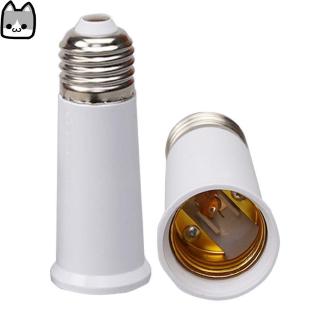 E27 to E27 65mm Extend Socket Base Lamp Holder Converter Light Bulb Cap Conversion Adapter