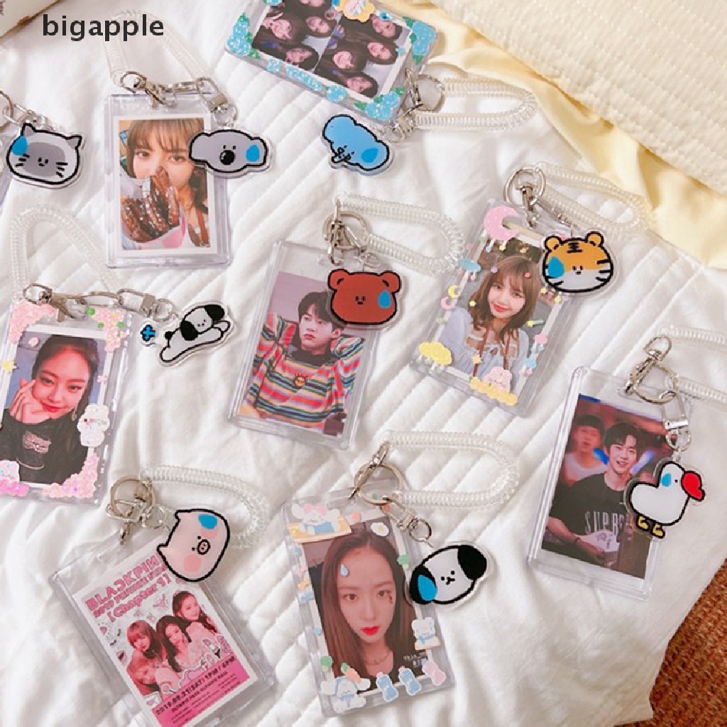 bigapple Kpop Photocard Photo Protector Holder Card Idol Photo Sleeves Stationery RDG