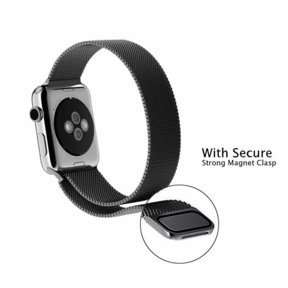 Dây đeo đồng hồ  Milan Apple Watch chất liệu thép , Series 6/5/4/3/2 /1 38mm 42mm 40mm 44mm