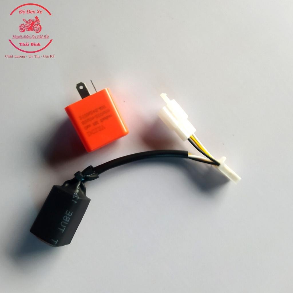 Mạch ưu tiên satria, Mạch hazard sirius kèm cục chớp điện tử chỉnh tốc độ nháy lắp đặt như zin
