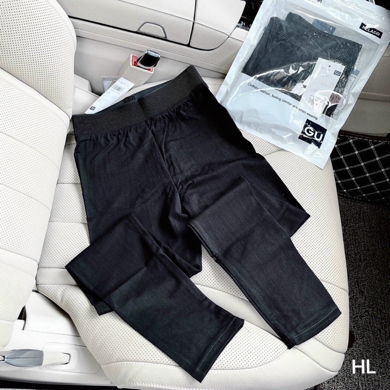 Quần Legging Gu Quần tregging cạp cao nâng mông