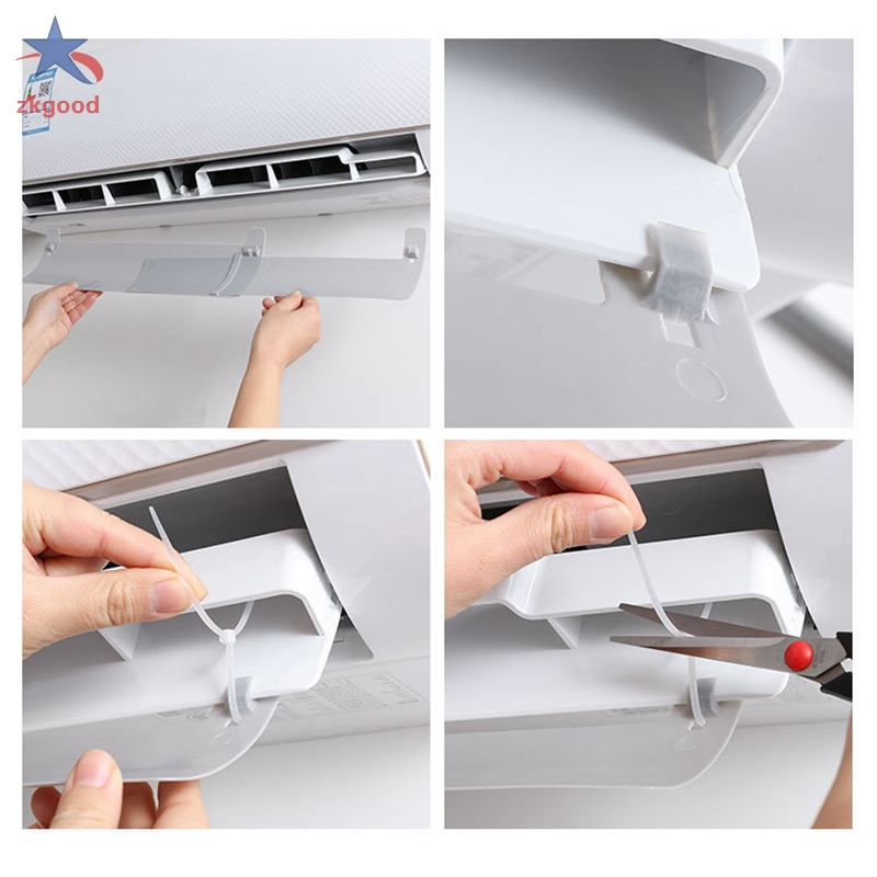 Adjustable Air Conditioner Deflector Confinement Air Deflector Outlet Air Wing Air Cooled Anti Blast Baffle Wind Direction Telescopic Windshield
