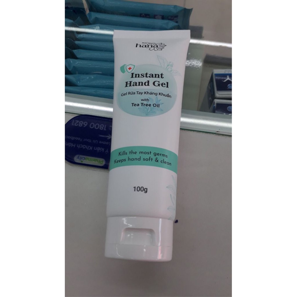 Gel Rửa Tay Kháng Khuẩn with Tea Tree Oil - Rửa Tay Không Cần Nước, Diệt Khuẩn, Phòng Dịch Bệnh