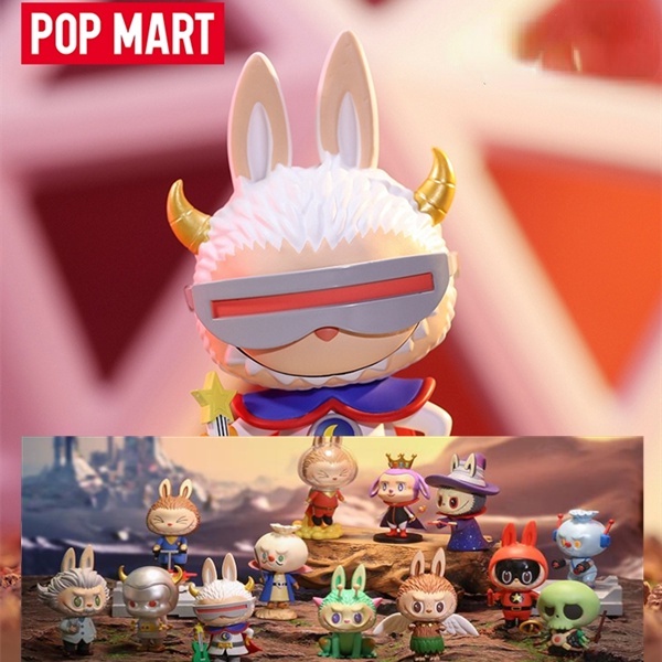 ★Hgtoys★Mô Hình Búp Bê Popmart LABUBU Universe Adventure Series Mystery Trang Trí