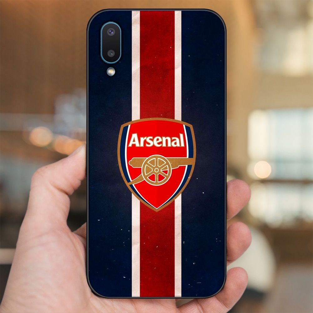 Ốp lưng Samsung A02 viền đen in hình Arsenal FC