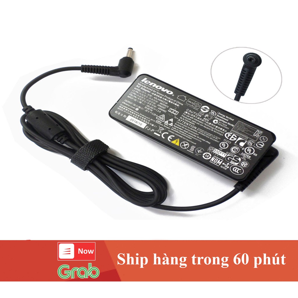 Sạc Laptop LENOVO 20v 3.25a Chân Nhỏ loại ZIN dùng cho các máy Lenovo Idepad 100-15IBY 100-15IBD 100-14IBY