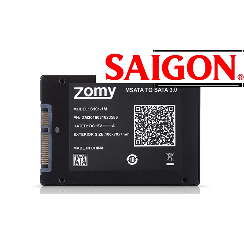 Box chuyển ssd msata sang sata