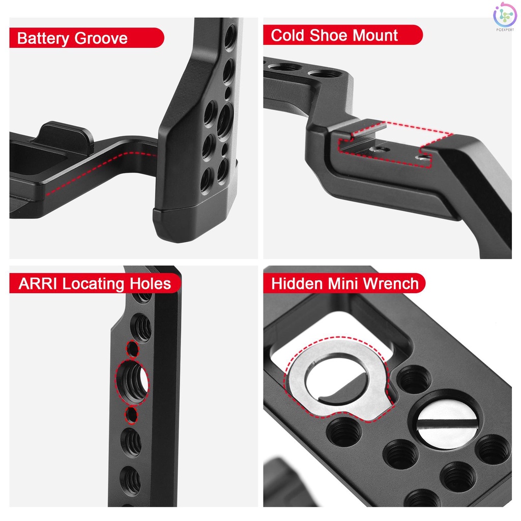 Khung gắn máy ảnh làm từ hợp kim nhôm Arca-Swiss Qr có lỗ thoáng khí cho Fuji X-S10 chất lượng cao