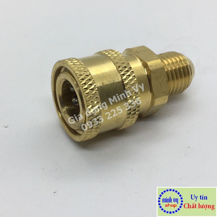 Khớp nối nhanh CÁI 1/4 inch - ren NGOÀI 14mm lồi -F1/4N14loi