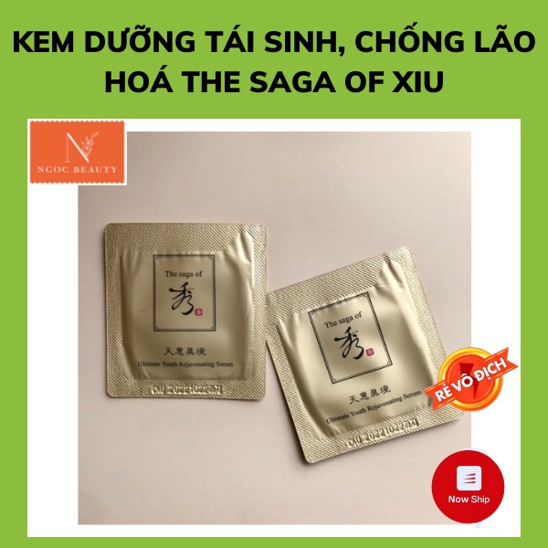 Kem chống lão hoá, dưỡng ẩm, phục hồi, tái sinh da, The Saga of Xiu