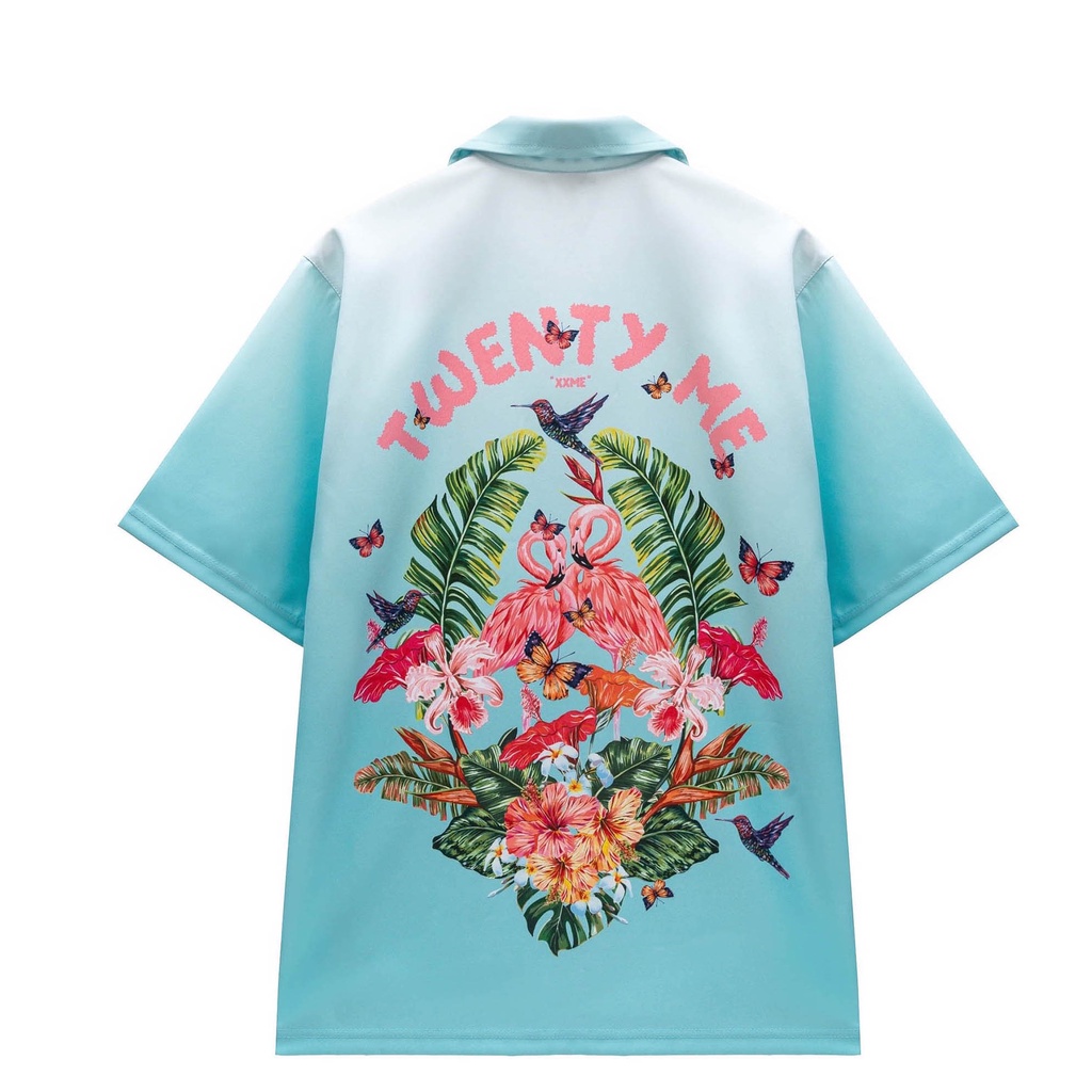 Áo sơ mi tay ngắn Flamingo shirt XXME chính hãng