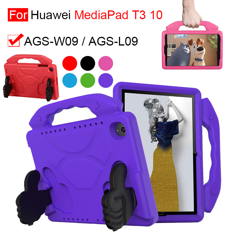 Ốp Máy Tính Bảng Bằng Xốp Eva Chống Sốc An Toàn Có Giá Đỡ Cho Huawei MediaPad T5 10.1 inch AGS2-W09 / L09 / L03 / W19