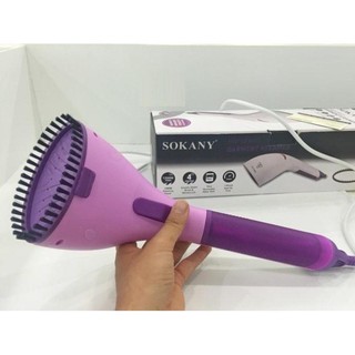 BÀN LÀ HƠI NƯỚC CẦM TAY SOKANY CÔNG SUẤT 1500W (Màu Hồng)