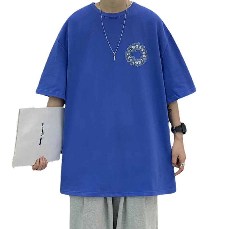 Áo Thun Tay Ngắn Cổ Tròn In Họa Tiết Thời Trang Dành Cho Nam size M-5XL