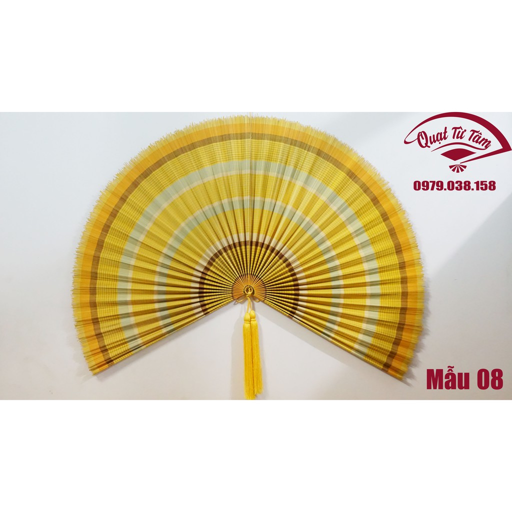 [THỦ CÔNG 100%] Quạt treo tường kích thước lớn (Đường kinh 120cm) Trang trí nhà cửa  - Quạt Từ Tâm