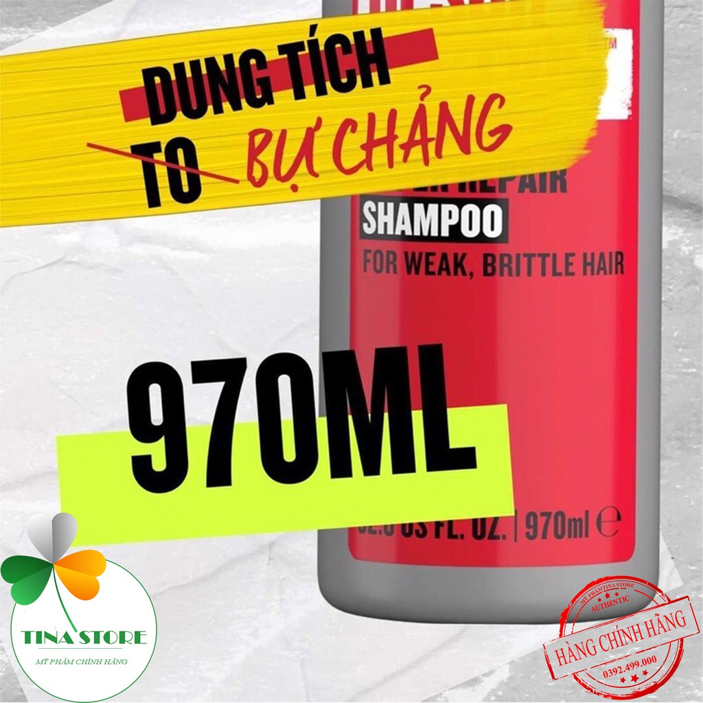 Miễn Ship🔥Cặp Dầu Gội Xả TIGI Đỏ, Xanh, Tím, Vàng 970ml, Mẫu Mới, Phục Hồi Tóc Hư Tổn, Giảm Gãy Rụng | Hàng Chính Hãng | BigBuy360 - bigbuy360.vn