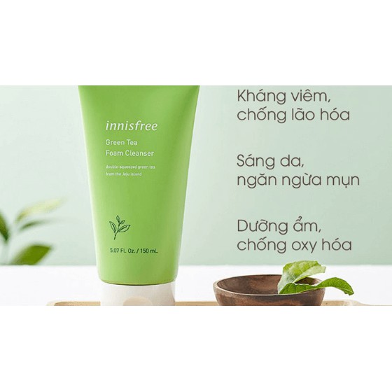 Sữa Rửa Mặt Trà Xanh Green Tea Cleansing Foam 150ml | BigBuy360 - bigbuy360.vn