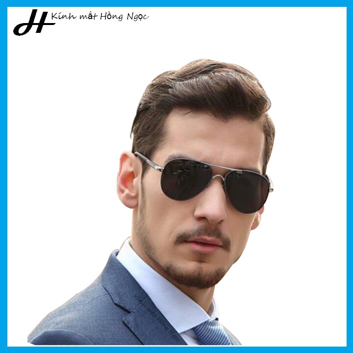 Kính râm nam thời trang cao cấp, tròng Polarized độ phân giải cao, chống tia UV hiệu quả
