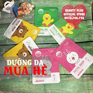 Mặt nạ, mặt nạ dưỡng da bioaqua thỏ gấu vịt NỘI ĐỊA TRUNG CAO CẤP-DƯỠNG DA MÙA HÈ