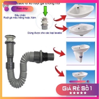 Ống xả lavabo ruột gà ( xả nhấn)