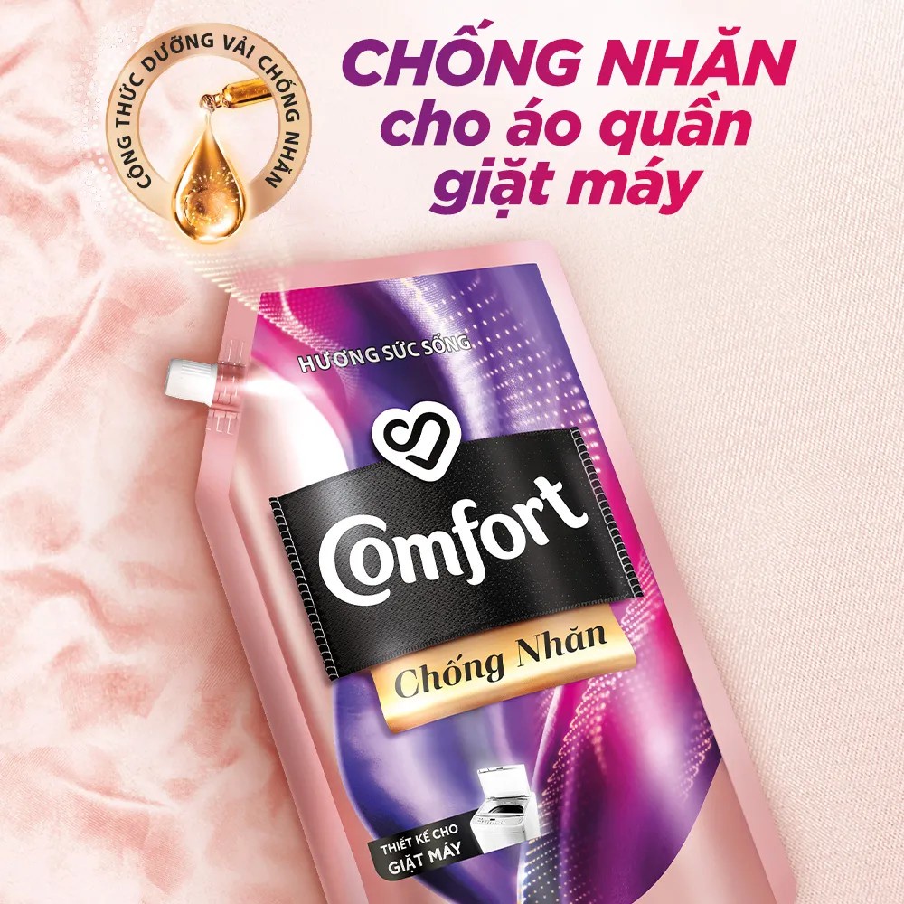 [Q.3] QUẬN 3 [HỎA TỐC] NƯỚC XẢ LÀM MỀM VẢI COMFORT ĐẬM ĐẶC CHỐNG NHẮN TÚI 2.7L HƯƠNG SỨC SỐNG HƯƠNG DỊU DÀNG