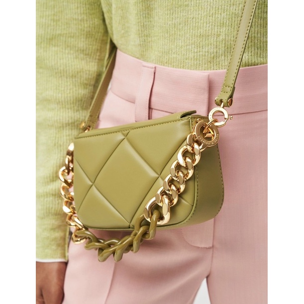 Túi đeo chéo nữ + Túi Cầm Tay Mini CK2-50270926 full màu