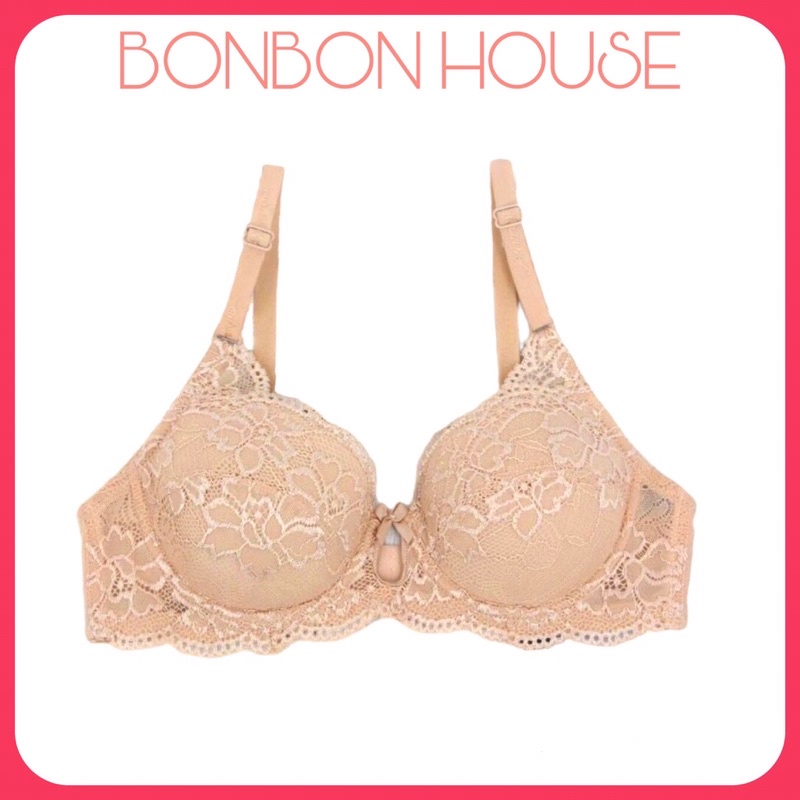 Áo Lót Ren Đệm Vải Không Mút Có Gọng Nâng Ngực Big Size