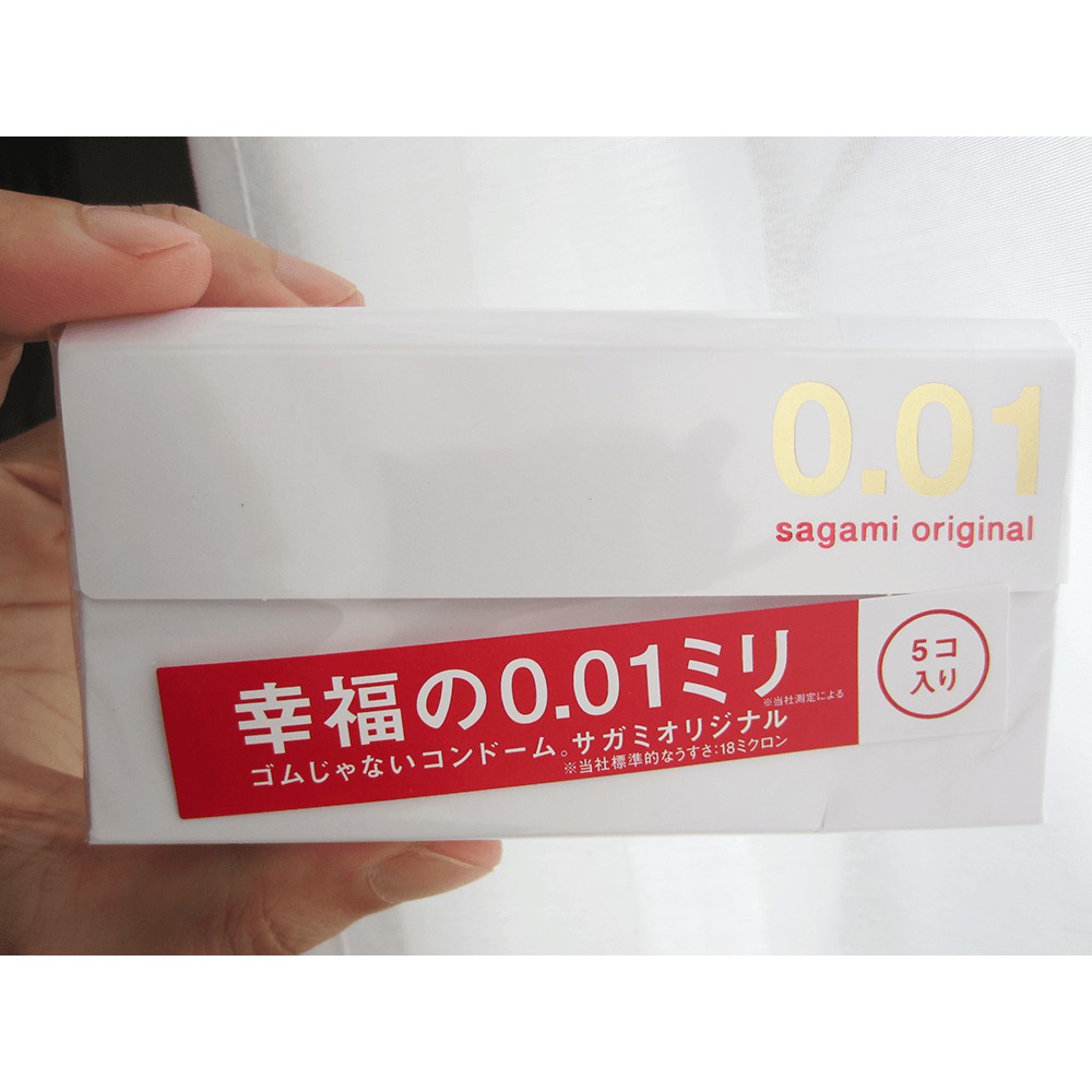 [Chuẩn Auth] Bao cao su Sagami 0.01 Nhật Bản - Siêu mỏng, siêu chân thật