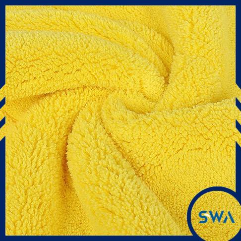 Khăn lau 2 lớp microfiber đa năng chuyên dụng cho xe hơi xe oto, SWASTORE