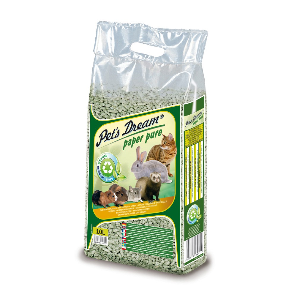 10L CÁT VỆ SINH GIẤY CHO THÚ CƯNG PET'S DREAM PAPER PURE