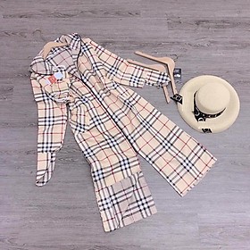 Choàng nắng kẻ dáng dài mặc được cả hai mặt, kèm 2 khẩu trang.. | BigBuy360 - bigbuy360.vn