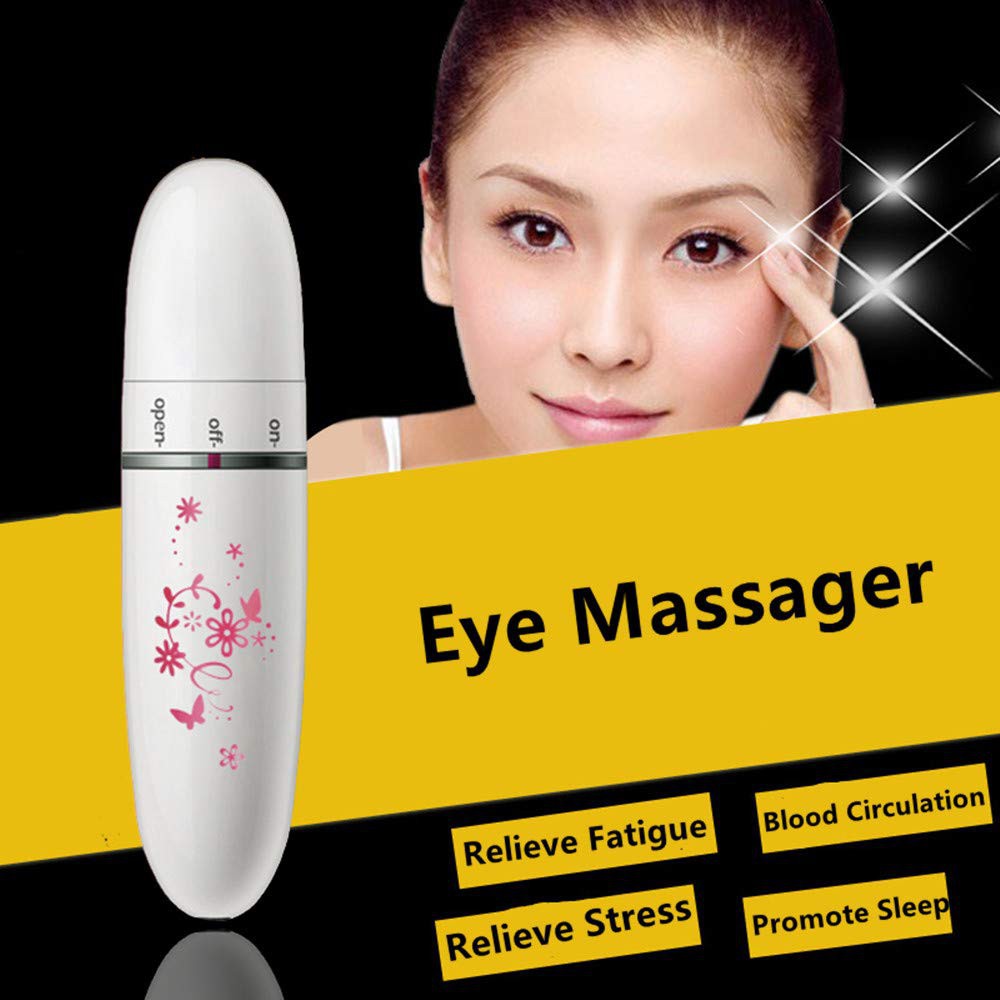 Máy Massage Mắt Cầm Tay Mini - Kiểu Bút Chống Thâm Quầng Mắt