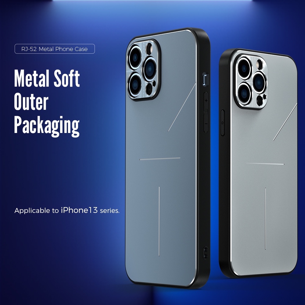 Ốp Điện Thoại Kim Loại Nhôm Dạng Giáp Chống Sốc Sang Trọng Cho Apple iPhone 13 Pro Max 12 11 Pro Max